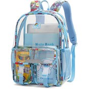 Wholesale - *OUTSIDE USA* CLEAR/BLUE BACKPACK